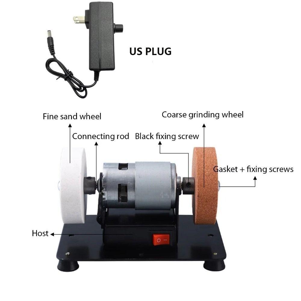 Adjustable Speed Electric Small Sander Sturdy Base Sanding Machine Polishing