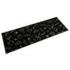 VidaXL Washable Kitchen Mat Printed Morning, Non-Slip Doormat, Floor Mat, Mat In Front of Sink, Modern, Black 4005585