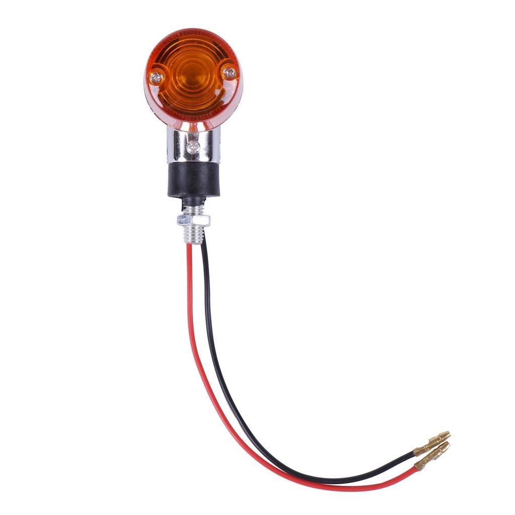 Namiki Trading Set of 4 for Motorcycles European Turn Signals Yellow Turn Signals Motorcycle Parts Plated Finish