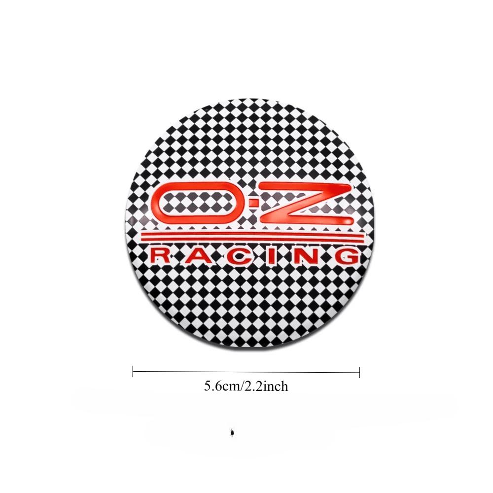 4 шт./комплект 56 мм Для O.Z OZ Racing Логотип Автомобильный Диск Колесо Ступица Центральная Крышка Колпачки Значок Эмблема Наклейка Авто Стайлинг Декорация Наклейки