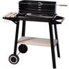 ProGarden Barbecue Au Charbon 86,5 Cm Noir