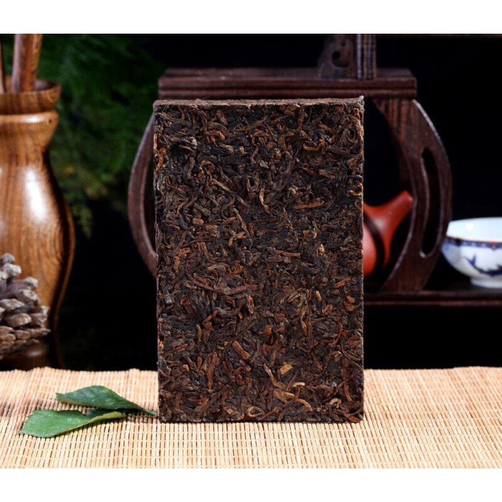 200g Yunnan Pu-erh Tea Brick Menghai Ripe Tea Ripe Pu Aged Old Tea Black Tea
