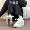 Campus Style Little White Shoes Women's Ins Tide 2025 Summer New Fashion Versatile Bread Shoes Sports Casual Board Shoes