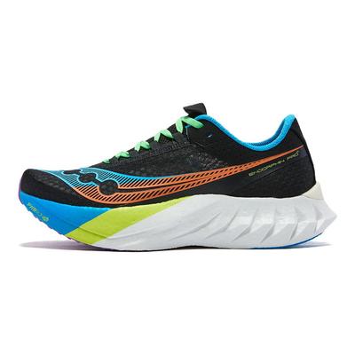 Кроссовки для бега унисекс Saucony Endorphin Pro 4, амортизирующие, износостойкие, низкие, цвет Черный Синий FUTURE BLACK, артикул S30939-550