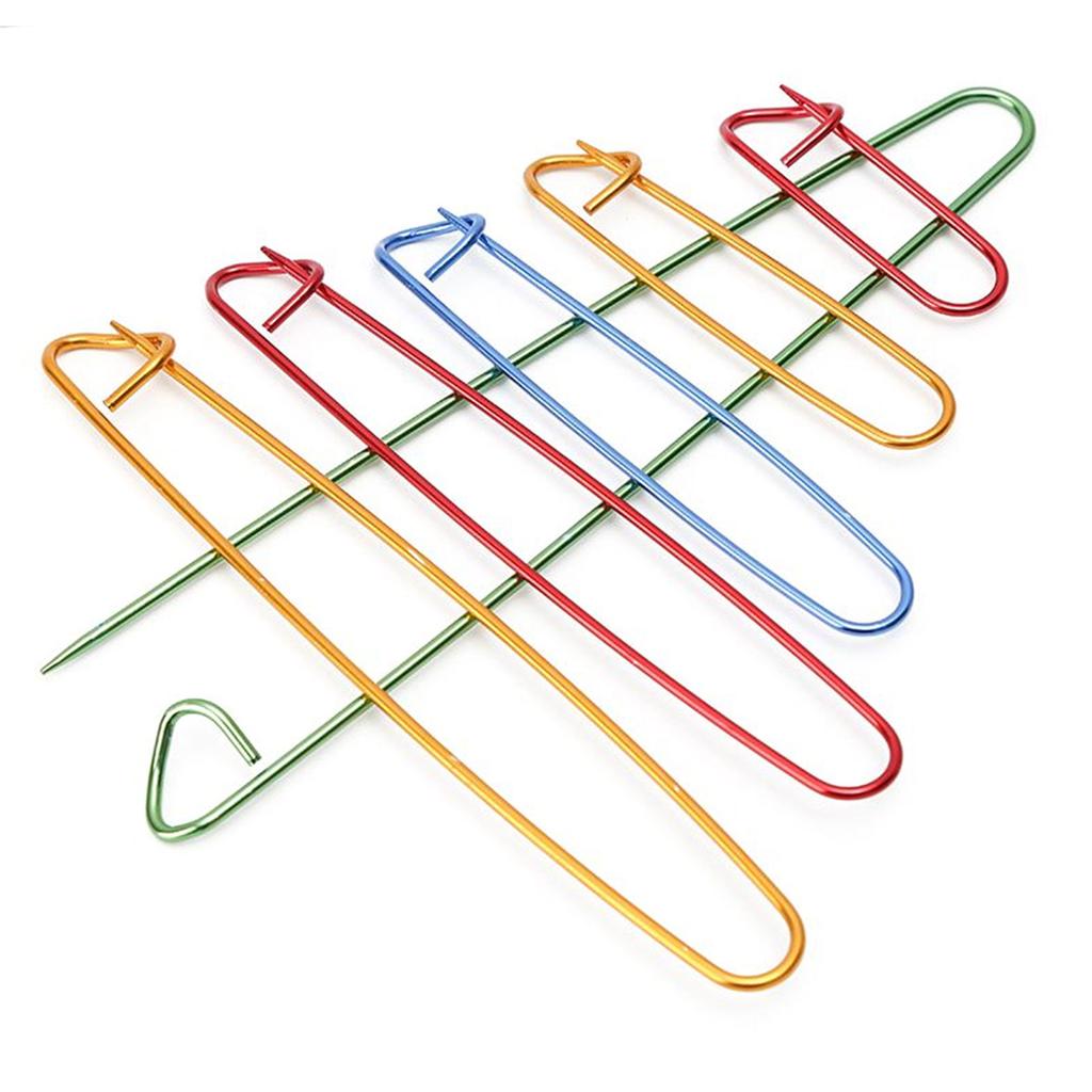 6 Pcs Stitches Holder Set for DIY Knitting Yarn Stitches Holder Knitting Stitches Holder Crochet Hooks Stitches Holder