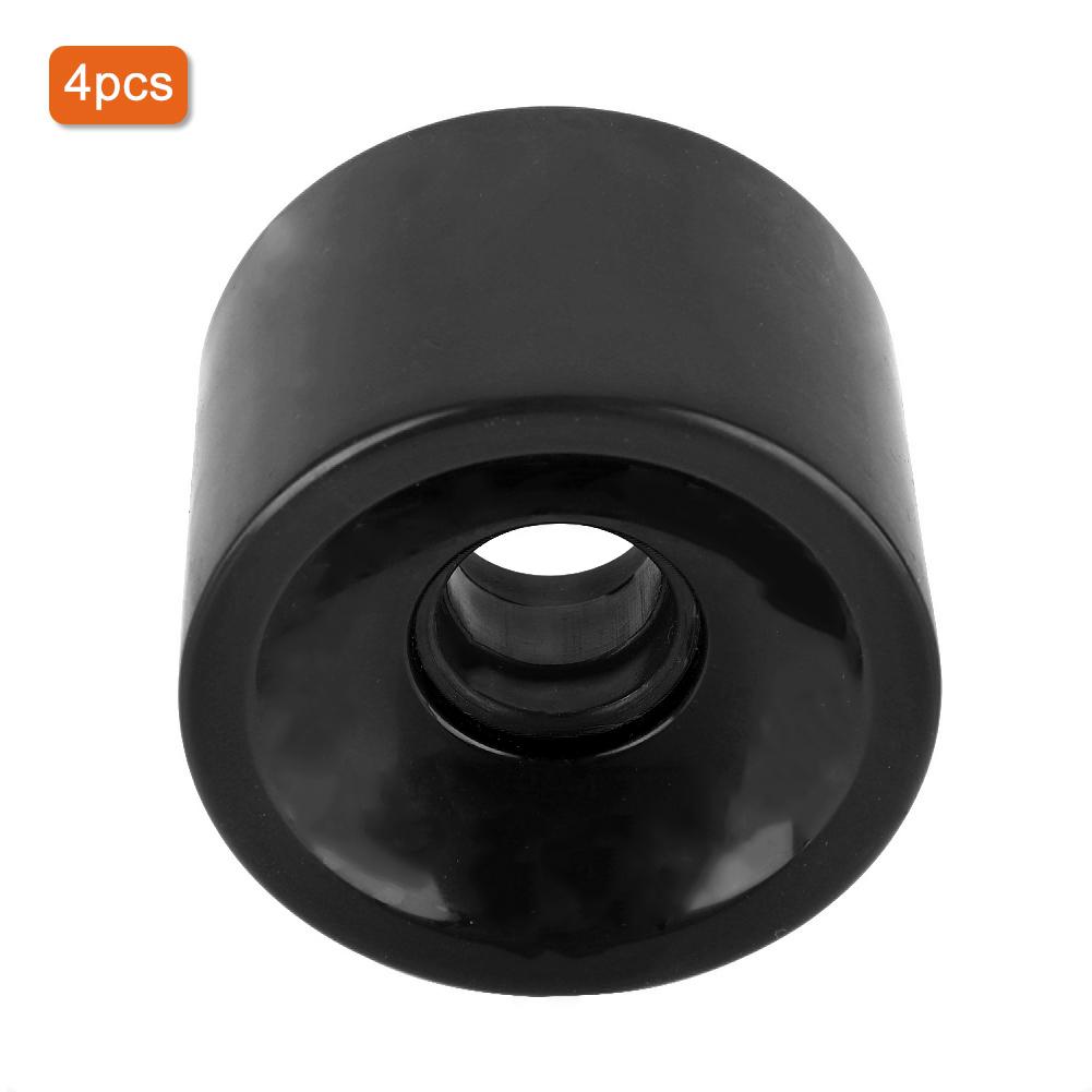 PUENTE 4 шт. набор 70*51 мм высококачественные полиуретановые колеса для скейтборда длинные колеса для доски (черный)