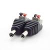 2pcs DC RCA Female Male Power Connector 5.5mm 2.1mm Jack Plug Audio Adapter Wire Connector For RGB LED Strip Light CCTV Camera