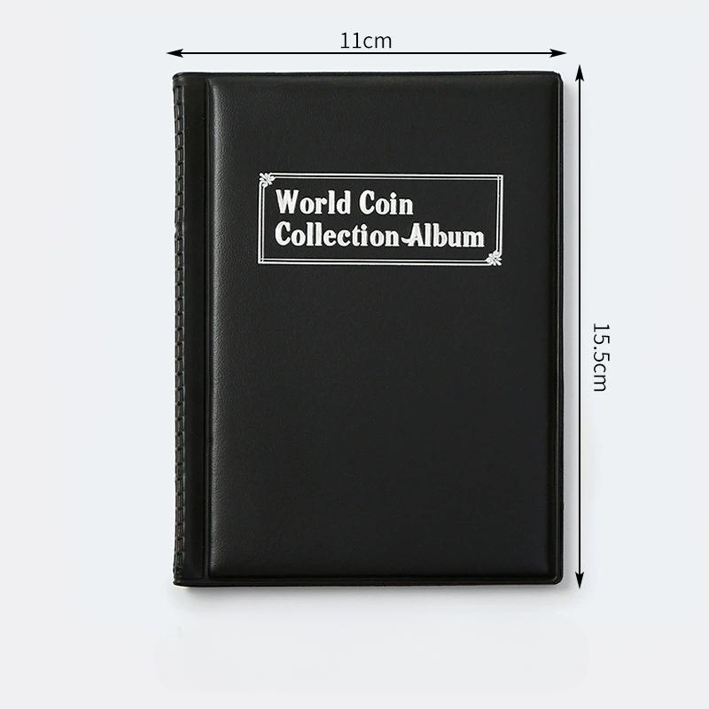 120 Pockets Coins Album Multi-Kinetic Pvc Banknotes Coin Collection Book For Collectors Badge Collect Accessories Photo Albums