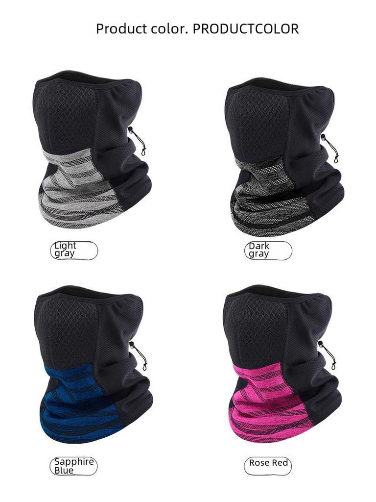 Зимний велосипедный платок Ruidong: Теплая лыжная маска и защита ушей