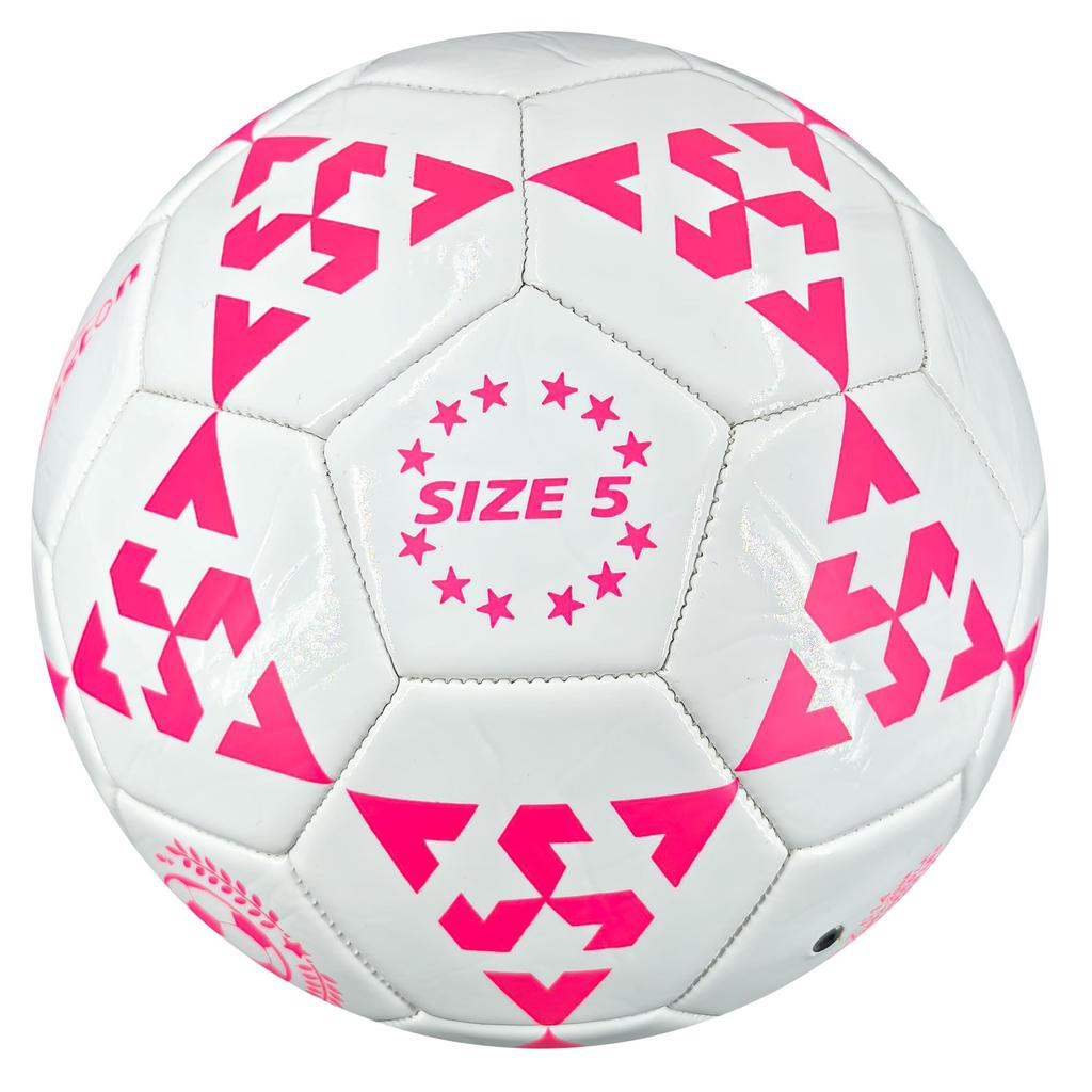 Senston Soccer Size Set of Soccer Balls Balls, 5, 3, Pink, Women's