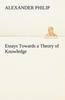 Книга Essays Towards a Theory of Knowledge