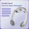 Интеллектуальный шейный электрический импульсный массажер - Постоянное тепло и TENS-импульс, 5 уровней интенсивности, Облегчает боль в плече-шее
