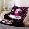 1 шт. Пледы из фланели с цифровой печатью Monster High, сердечки, супермягкое плюшевое покрывало для кровати, многоцелевое одеяло для дивана, кровати, офиса, 24
