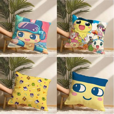 Чехол на подушку с принтом T-tamagotchi, двусторонний, для дивана, изголовья кровати