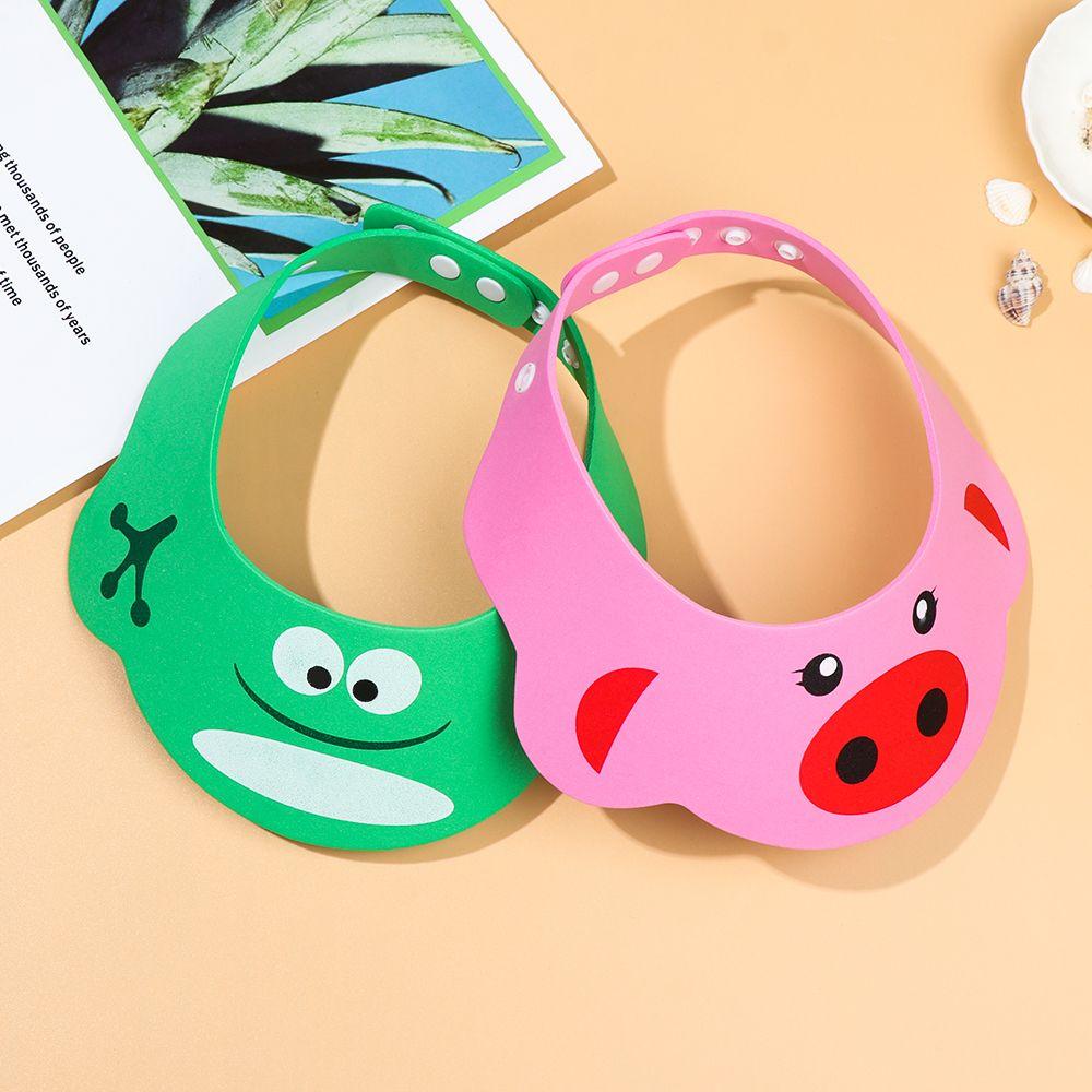 Adjustable Waterproof Eye Protection Bath Visor Baby Shower Hat Wash Hair Shield Shampoo Cap