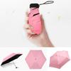 Coating Parasol Waterproof Sunscreen Pocket Compact 5 Fold Sun Umbrella Mini Umbrella Rain Umbrella