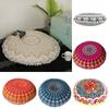 1 шт. Круглая наволочка с узором в стиле бохо, наволочка для подушки на пол, наволочка для подушки 43 см, домашний текстиль, аксессуары для украшения