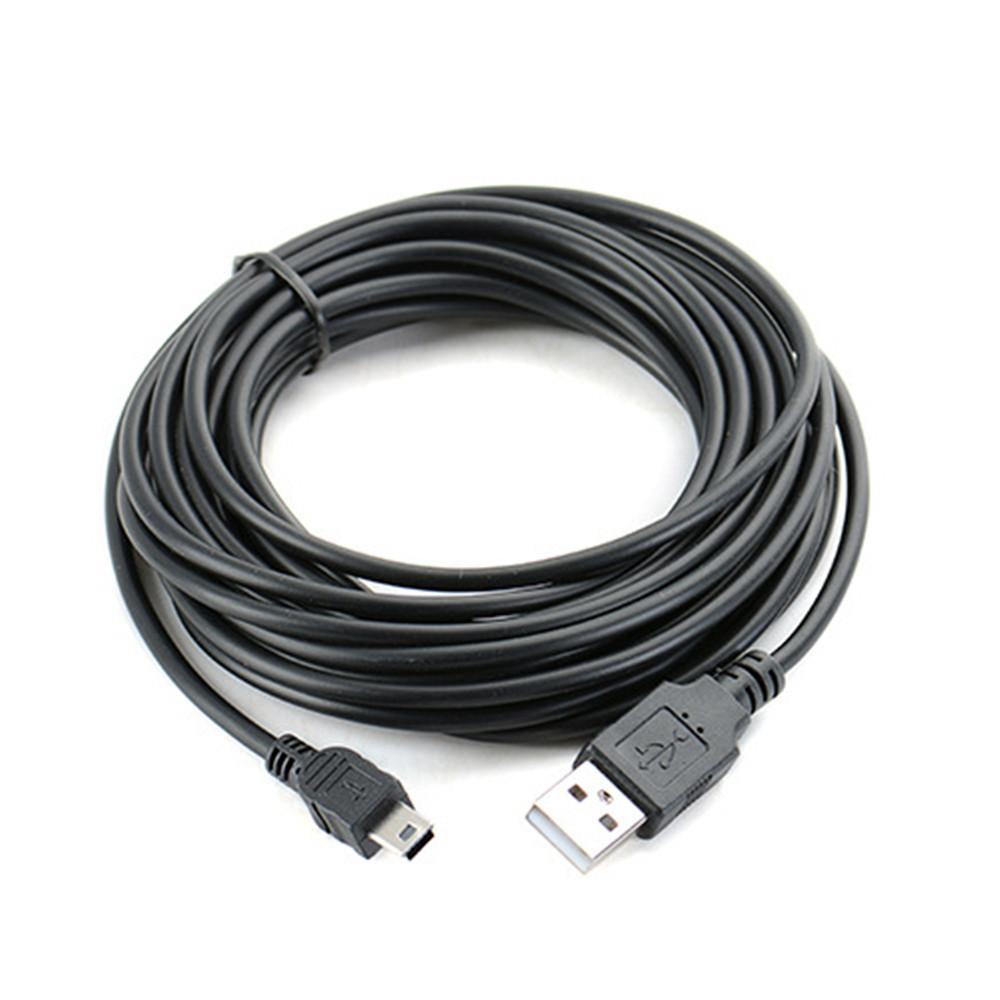5M Мини USB-кабель USB 2.0 Тип A на Mini B Кабель Зарядный шнур Папа для GoPro Hero 3+, Hero HD, PS3 , Мобильных телефонов, MP3 ,Камеры