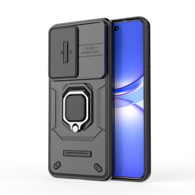 Для Huawei Nova 13 Чехол Чехол Huawei Nova 13 Pro Capas Phone Bumper Задний Противоударный Слайд Камера Кольцо Держатель Чехол Huawei Nova 13