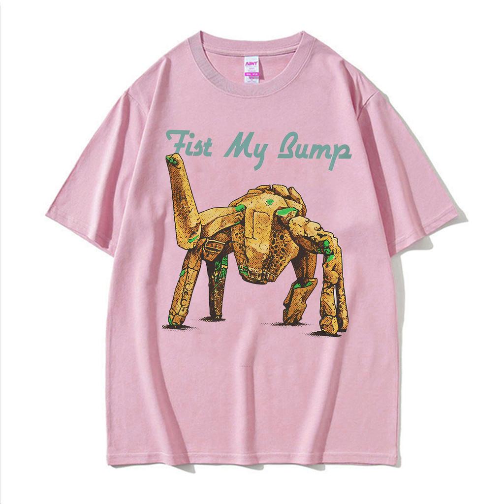 Fist My Bump Funny Movie Rocky Alien Graphic T Shirt Unisex Women Harajuku Vintage Humor Tshirts High Quality Cotton Cozy T Shirts