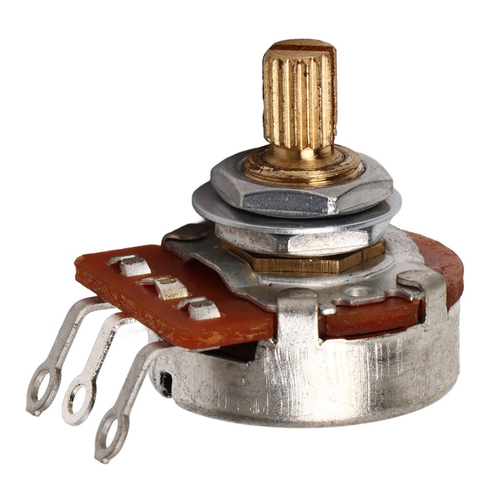 Металлический потенциометр для гитары с коротким валом для электрогитары, бас-гитары B250K