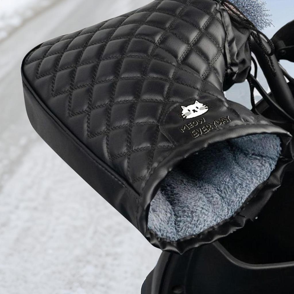 Универсальные мотоциклетные рукавицы на руль, водонепроницаемые рукавицы для снегохода, ветрозащитные перчатки без пальцев на руль для езды в холодную погоду