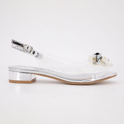 Maude07 серебряные сандалии 35/41 женские