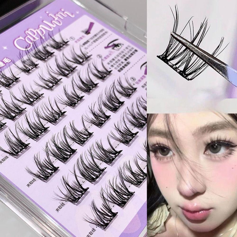 DIY индивидуальные накладные ресницы комический глаз самоклеящиеся накладные ресницы вечеринка