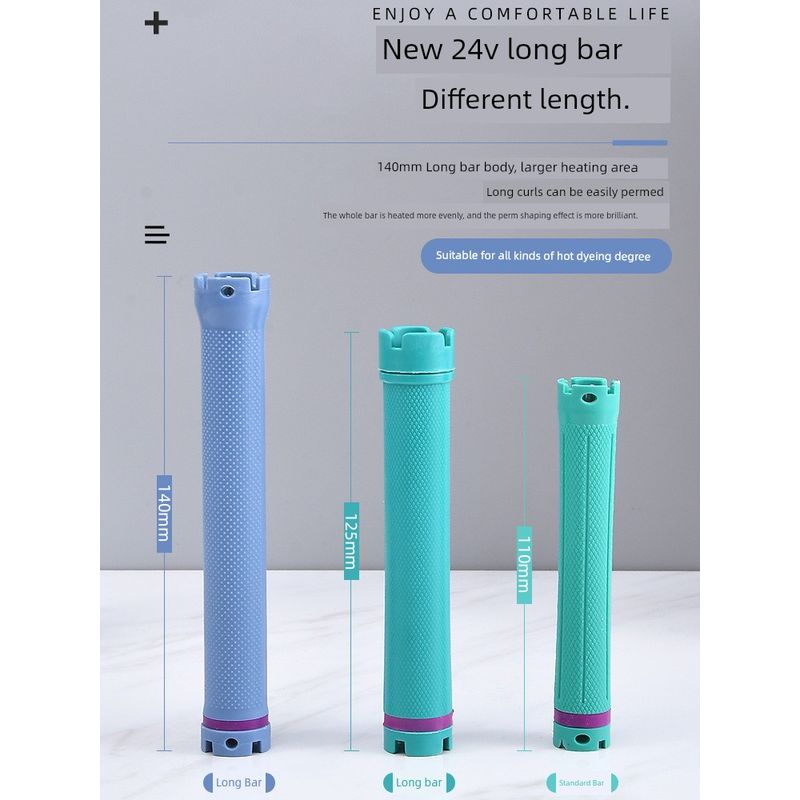 New Arrival Hot Iron Bar 24V Long 14cm Digital Perm Bar Curlers Small Curls Perm Bar 140