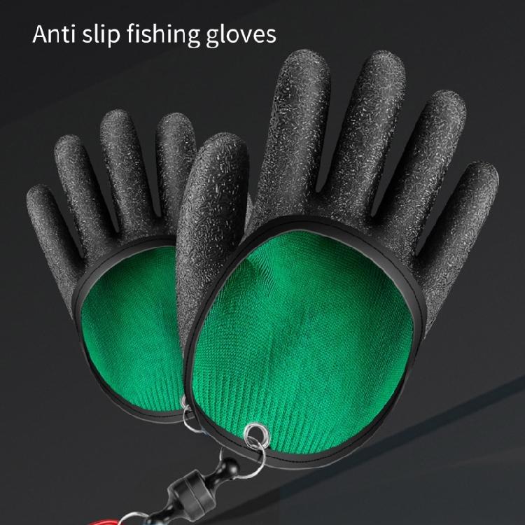 1Pair Fishing Glove with Magnetic Release NonSlip Fishing Catching Glove