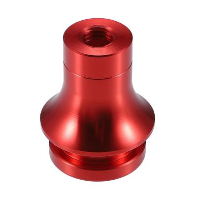 Адаптер ручки переключения передач ABSOPRO для автомобиля M10x1.25 Фиксатор чехла рычага переключения передач Универсальный автомобиль с механической коробкой передач Прочный алюминиевый сплав Красный