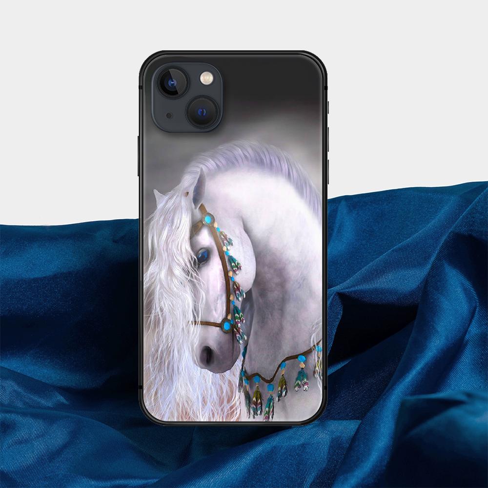 Чехол для телефона с лошадью и пони для iPhone Samsung Galaxy Redmi Xiaomi Oppo OnePlus Note SA 7 8 9 10 11 12 13 14 20 21 22 23 53 54 Pro Max Plus Ultra TPU Soft