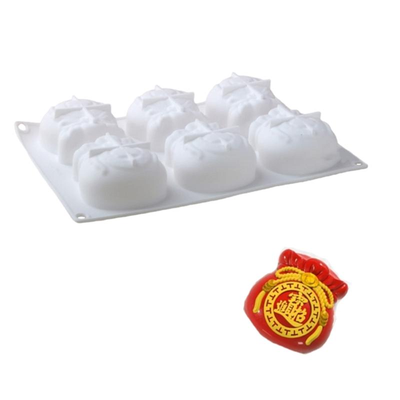 Китайский Новый год Фу иероглиф торт формы силиконовый инструмент для выпечки подходит для фестивальных десертов и культурных праздников