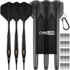 CyeeLife 16g Pure Copper Soft Tip Darts Set (Black)