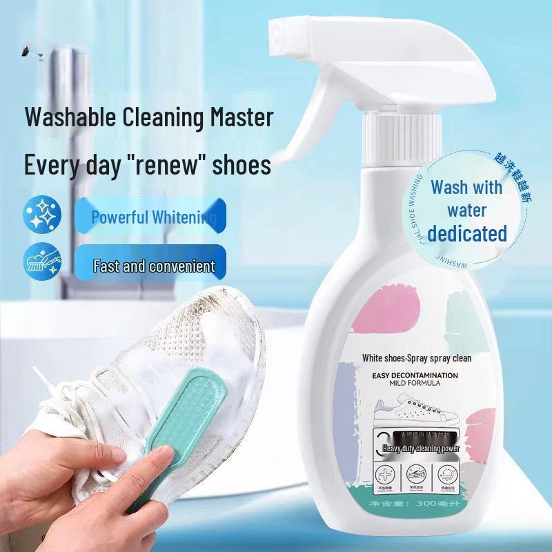 Shoe Whitening & Stain Removal Spray - Powerful Cleaner for White Shoes