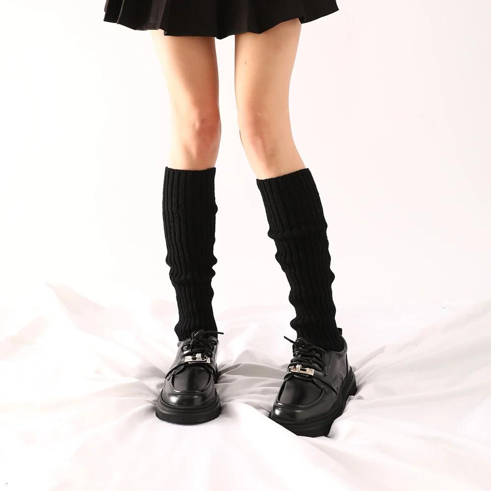Корейский японский стиль мода гетры косплей девушки осень и зима длинные бедра высокие сапоги свободные носки комплект