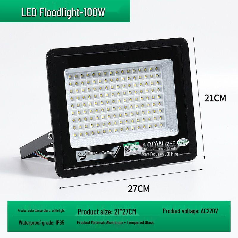 High-Power Waterproof Outdoor LED Floodlight and Spotlight – Super Bright for Workshops, Warehouses, and More
