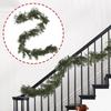 Рождественская гирлянда Искусственное праздничное украшение Деревенская гирлянда на входную дверь Для домовладельцев Квартиры Кофейни Уличная Внутренняя