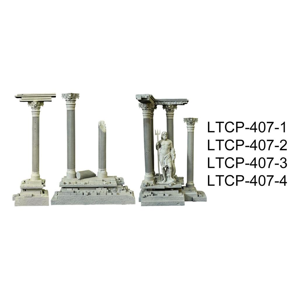 Маленький аквариумный грот камни смола римская колонна украшение для украшения аквариума подводная сцена