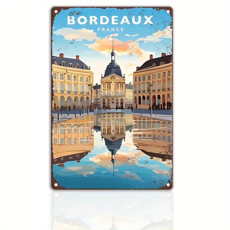 Ретро Металлическая Табличка Путешествие Вокруг Света,РИМ,ФРАНЦИЯ,МУМБАИ Винтажный Художественный Постер,Дом,Бар,Комната,паб,Отель,Кафе,Клуб Настенный Декор Подарок