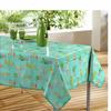 Nappe PVC Rectangulaire Melo Cactus Bleu 140x240cm - Entretien Facile