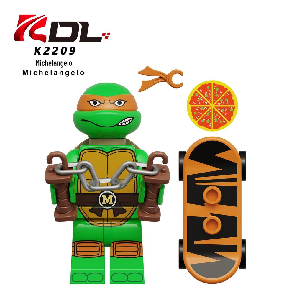KDL831 KDL817 Teenage Mutant Ninja Turtles Minifigure Building Block Toy Set
