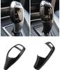 Carbon Fiber Style Gear Shift Handle Sleeve Button Cover Stickers For BMW 1 2 3 5 Series X3 X4 X5 X6 F30 F10 F32 F25 F15 F16