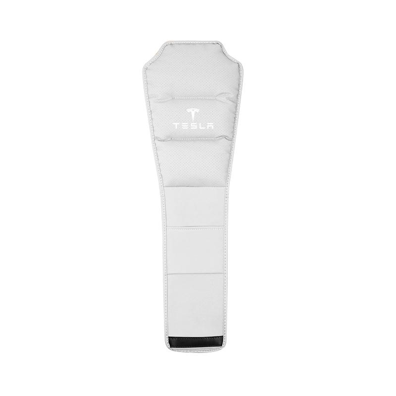MHQSR1 1Pcs Car Seat Headrest Protector Auto Pillow Cover Accessories For Tesla Model 3 Y S X Cybertruck Juguete Roadster Coil Bonina