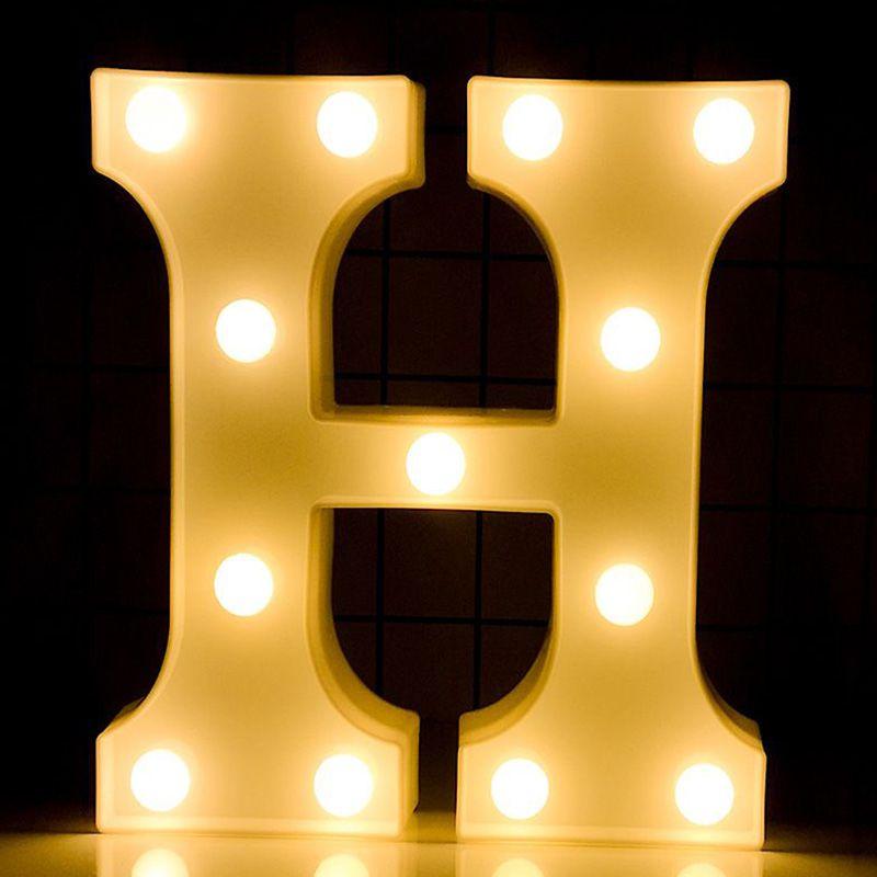 Birthday Light Happy Led Digital Color Lights Emitting Romantic Scene Decorative