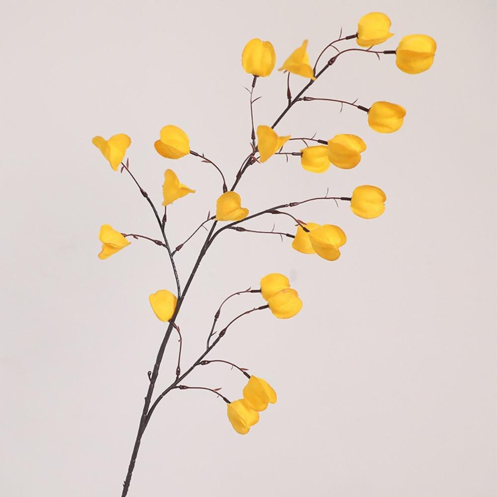 Long Branches Artificial Lantern Fruits Plastic Realistic Lantern Flower Branch Handmade Fake Flower Bouquets Photo Props