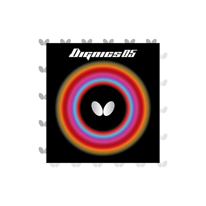 Накладка Butterfly Dignics 05 High Tension, гладкая, красная, Extra Thick, 06040