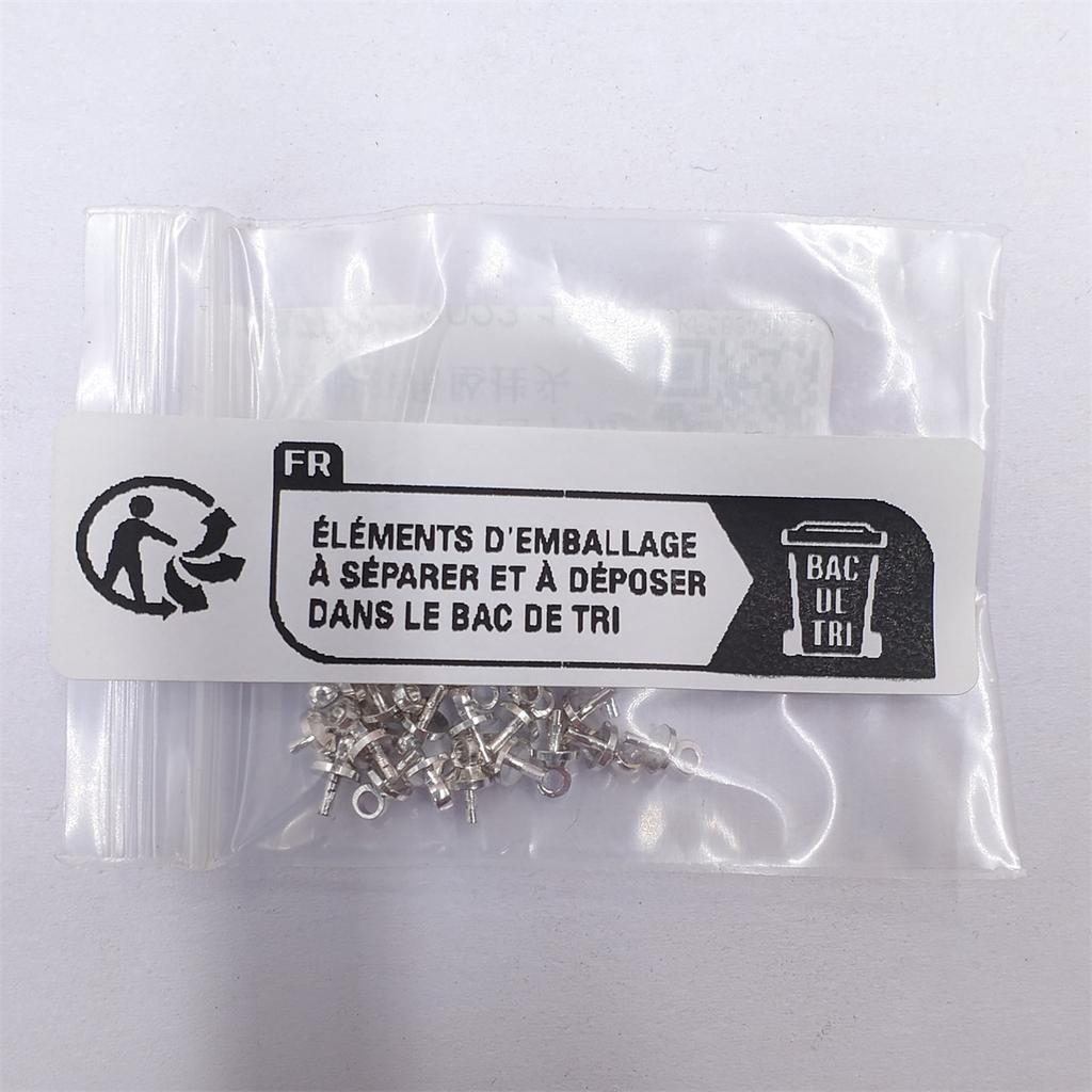 Винт для ногтей для вышивки бисером 4*8 мм, новые аксессуары «сделай сам», 20 шт., изготовление ювелирных изделий, высококачественные маленькие овечьи глаза, подвеска, бусины