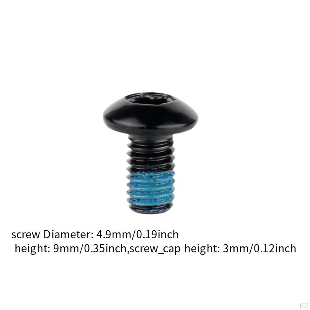 12 Pack Bicycle Disc Brake Rotor Fasteners T25 Screws for Cycling