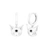 Sanrio Hello Kitty Jewelry Kuromi Signature Earrings Kuse409